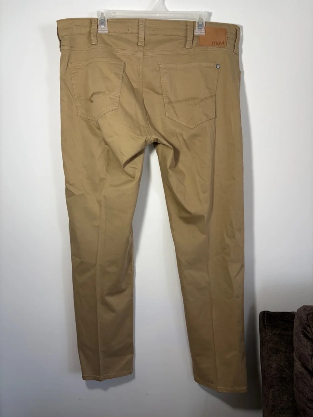 Men’s Mavi Zach Khaki colored Straight Fit Jeans/Pants- 38x32